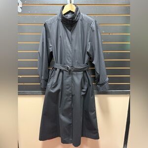 Vintage Forecaster of Boston Black Trench Coat 7/8